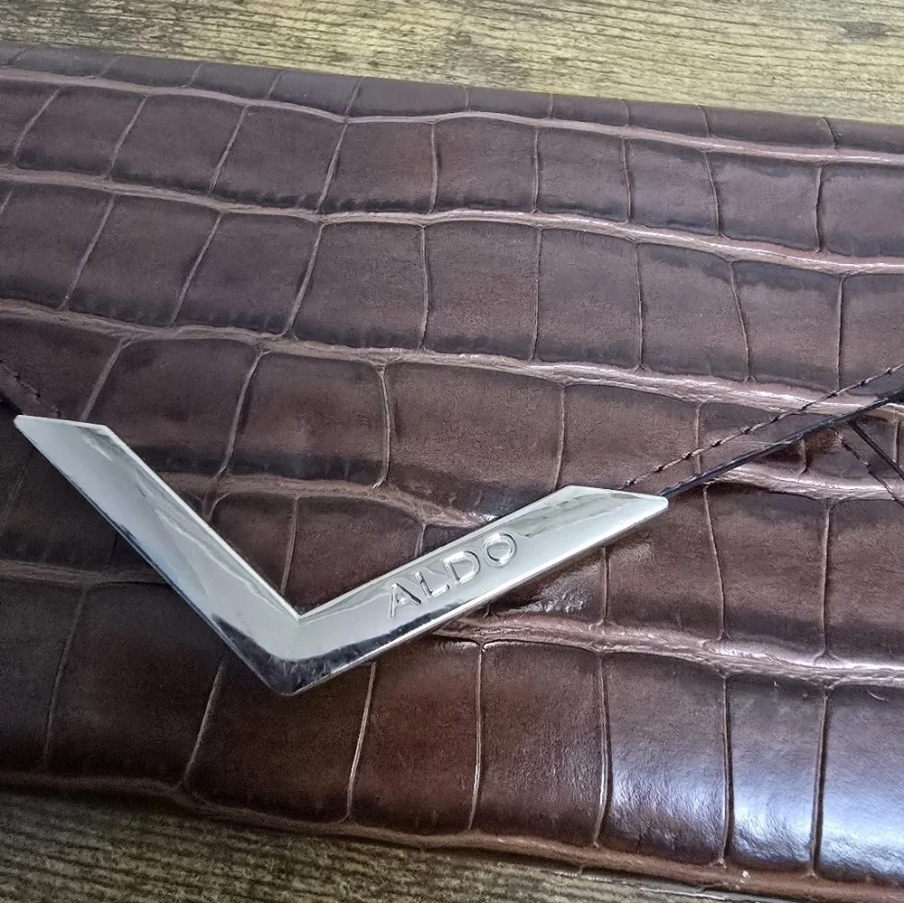 Aldo Brown Wallet Clutch